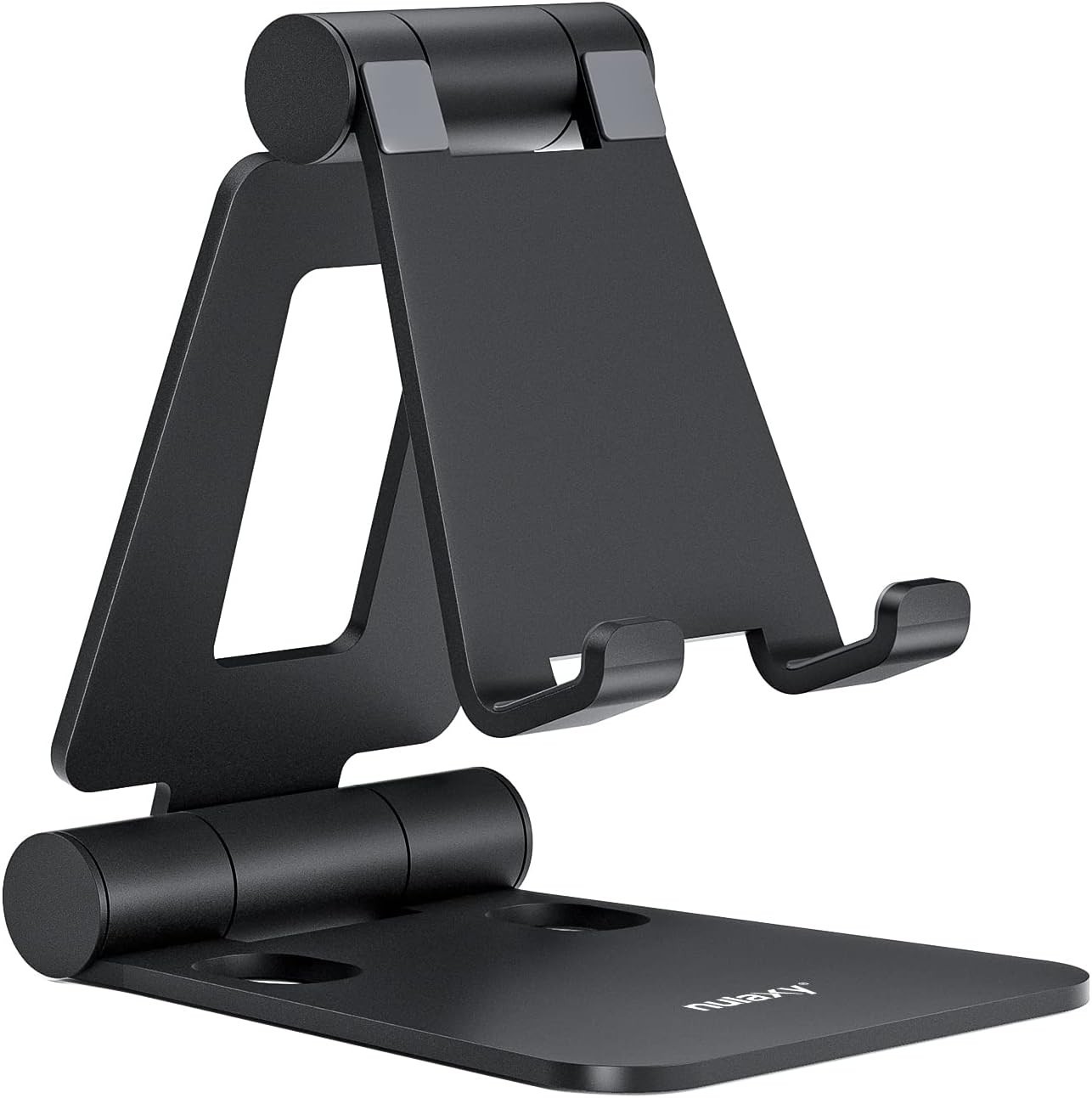Nulaxy Dual Folding Cell Phone Stand High Quality Premium Aluminum All Phones