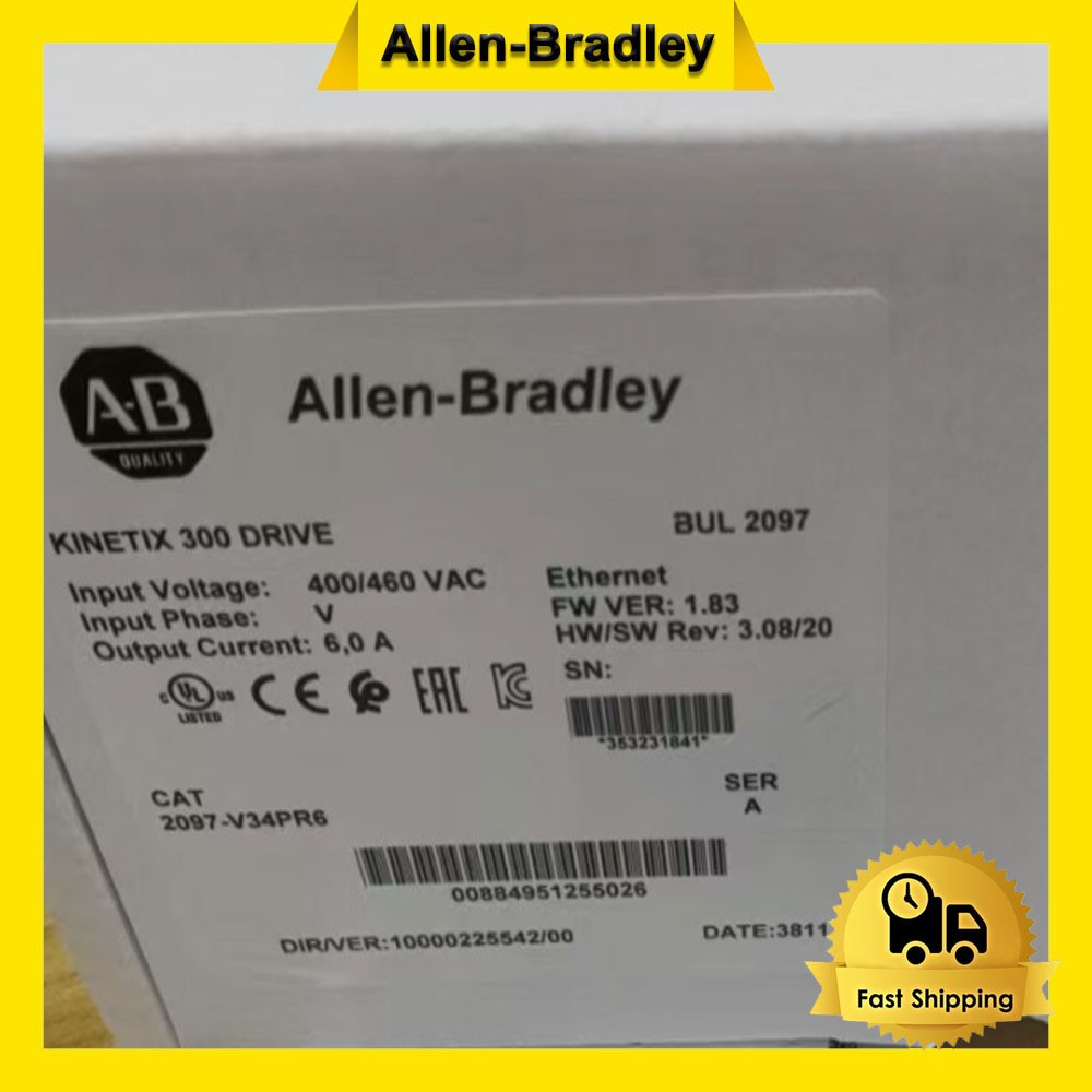AB 2097-V34PR6 FREE SHIPPING AB 2097 V34PR6 Kinetix 300 Servo Drive