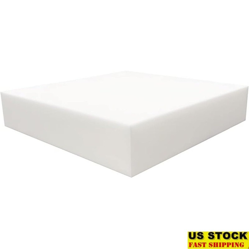 High Density Upholstery Foam Cushion Seat Couch Bench Replacement 1.8 Density US