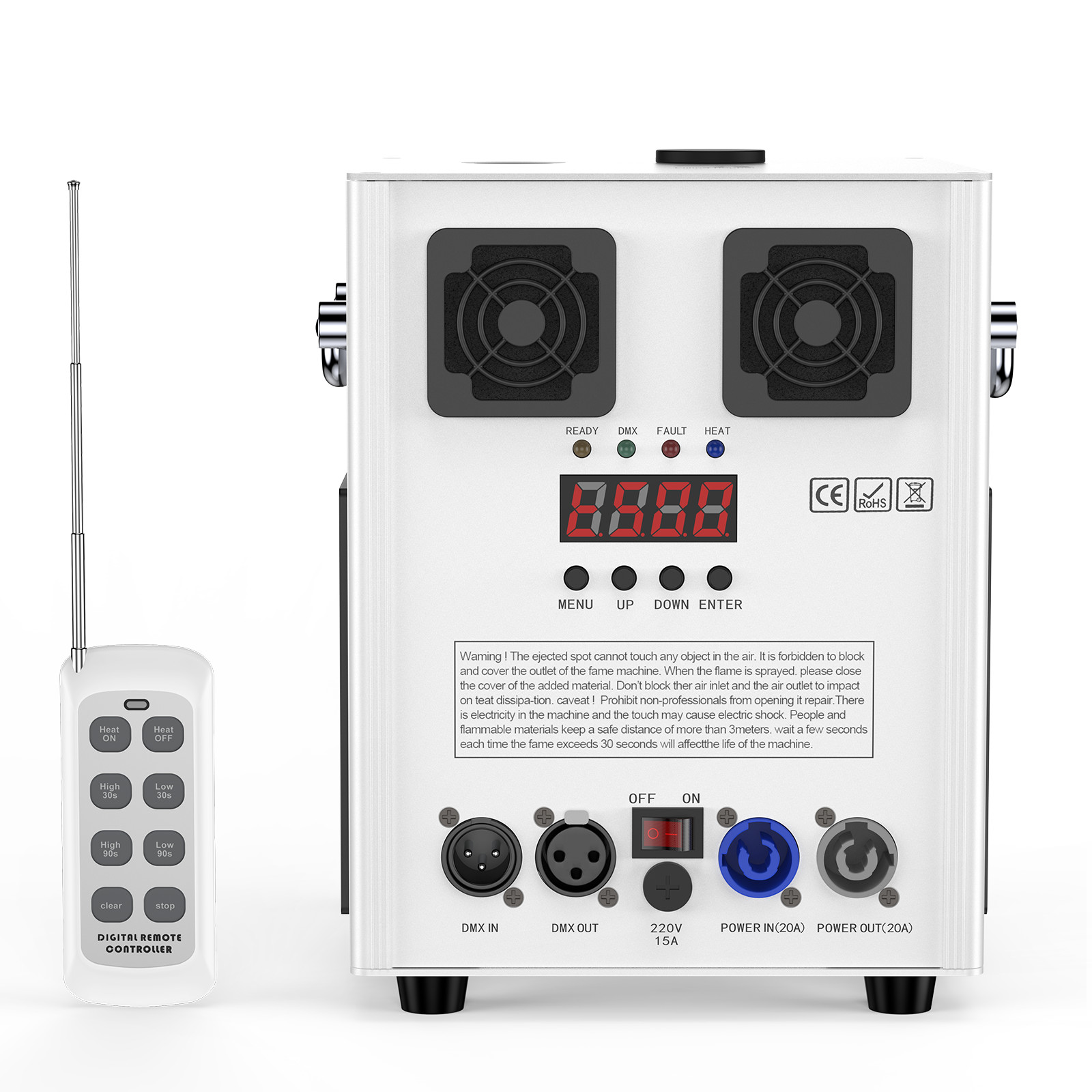 700W Cold Spark Machine DMX Firework Machine Stage Effect Wedding Party Remote