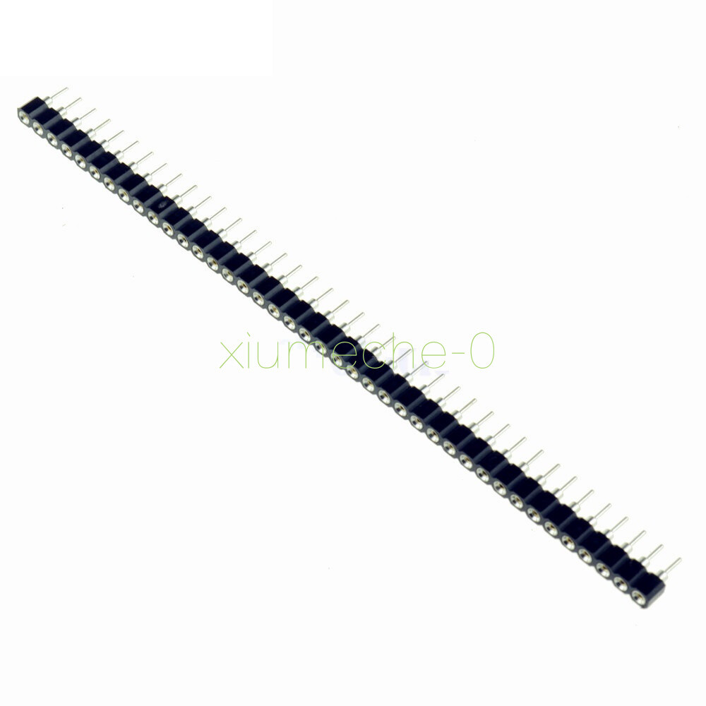 3PCS Strip Tin PCB Female IC Breakable 40pin Single Row Round Header Socket