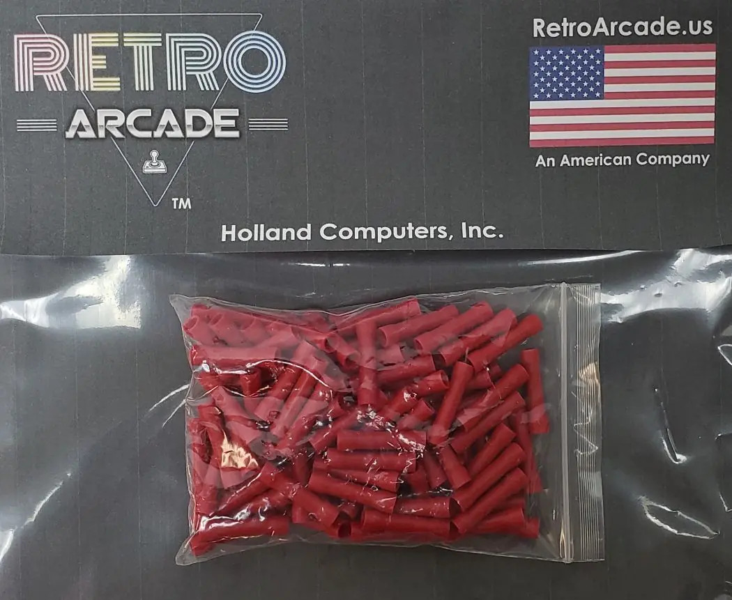 NEW 10-123 Electrical Butt Splice Red 22-18 AWG Terminals Blue 100-Pack