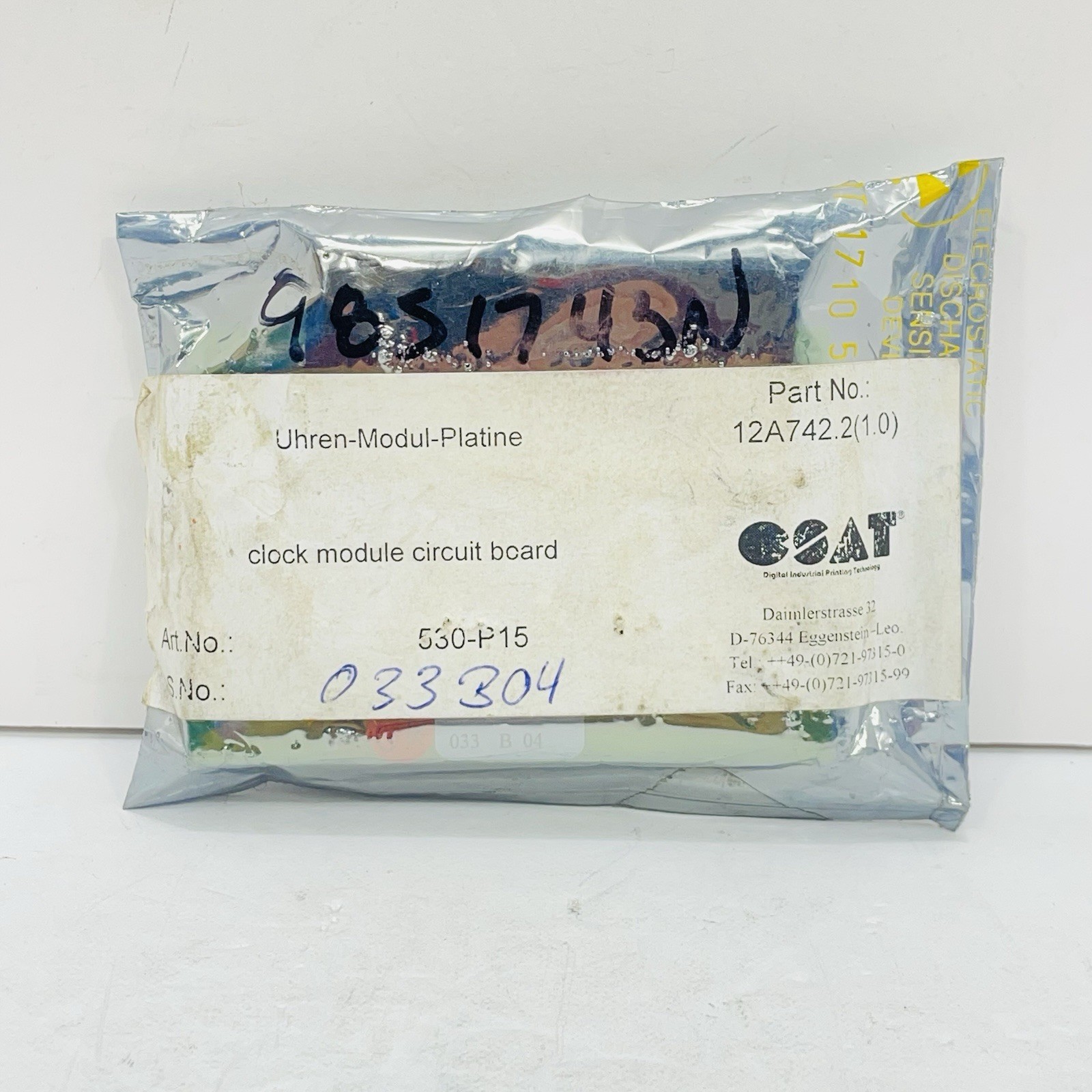 CSAT 12A742.2 (1.0) Click Module Circuit Board ~New Sealed~