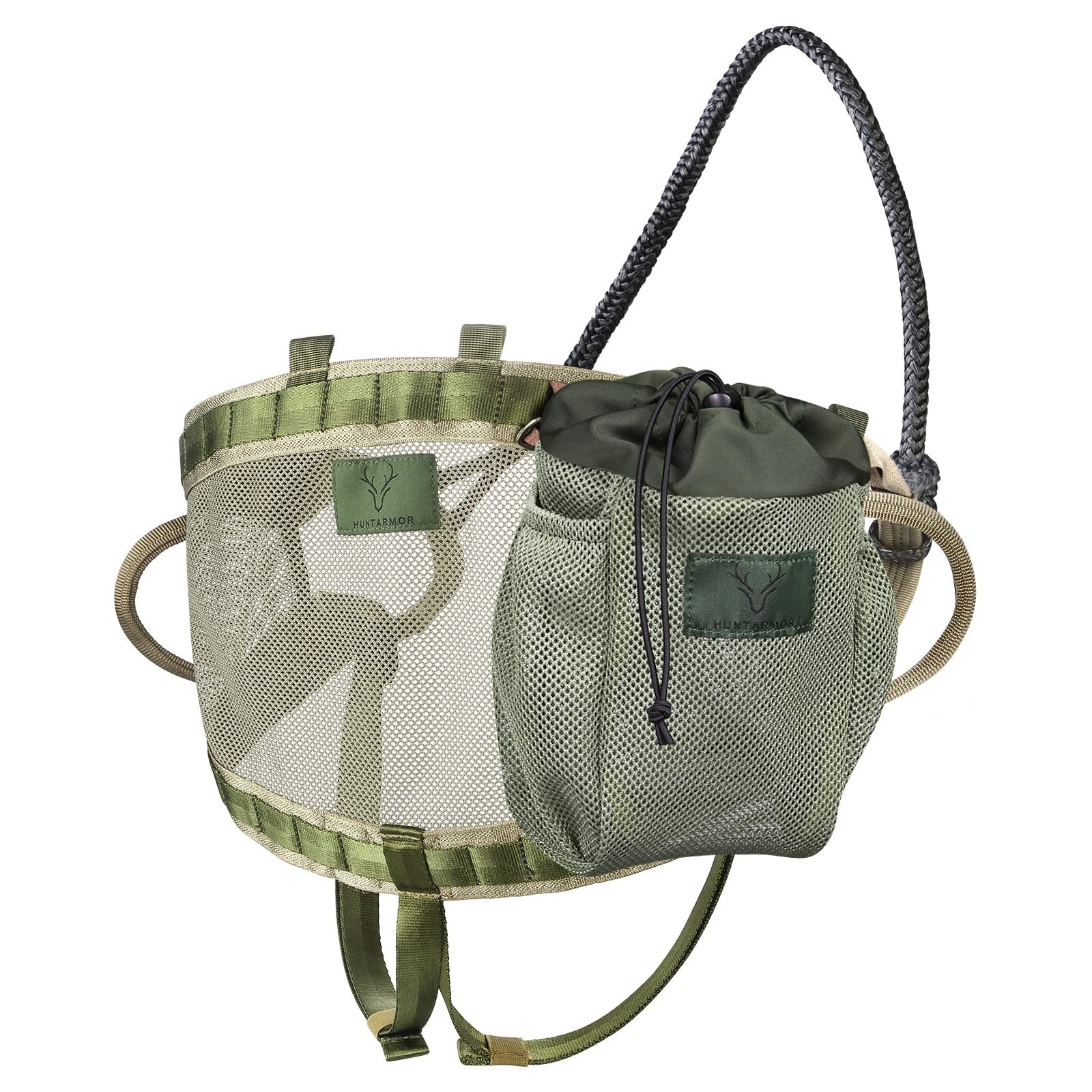 UIIHUNT Dump Pouch with Drawstring Closure, Lightweight, Easily Attaches to A...