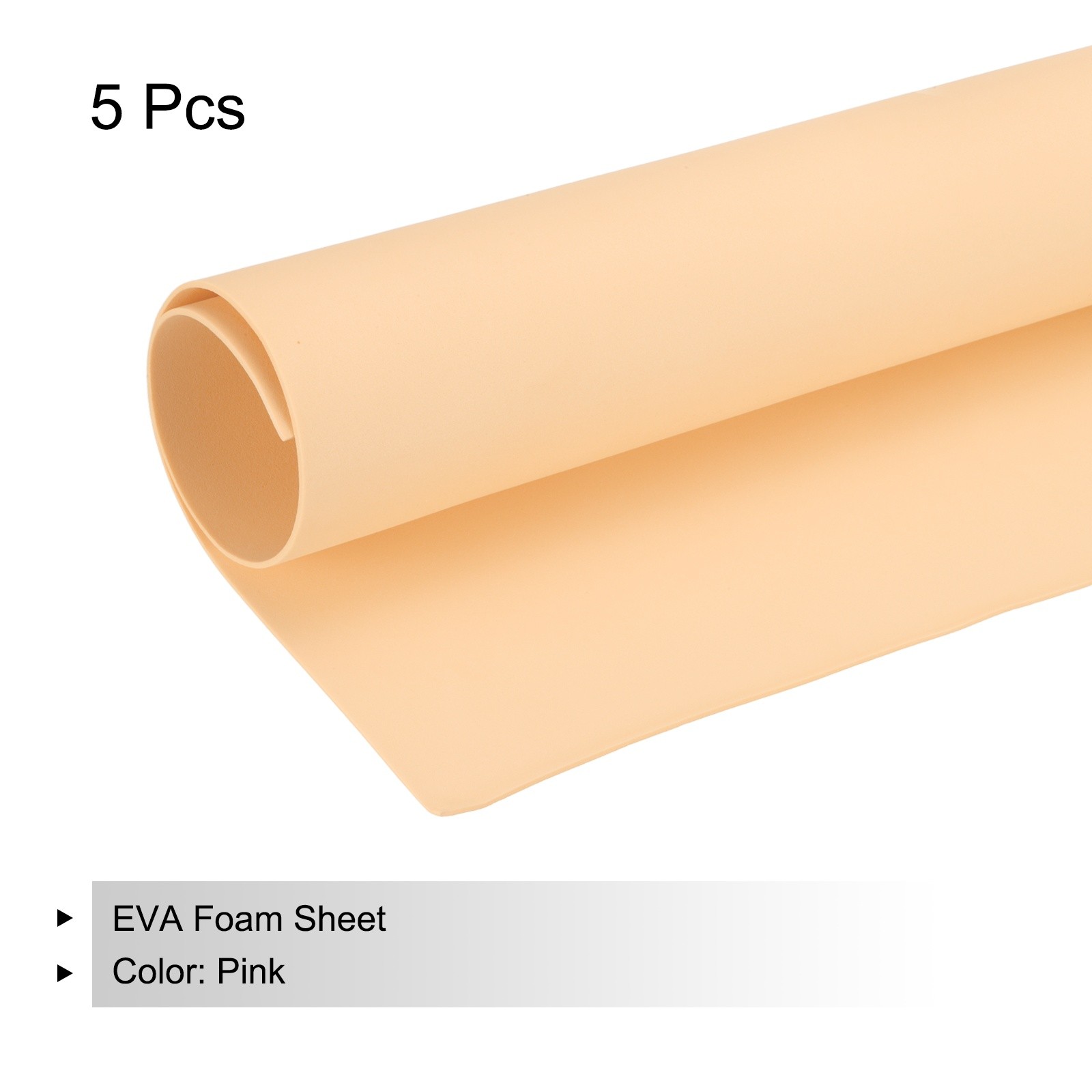 EVA Foam Sheets Beige 19.7 Inx19.7 in 2mm Thick Crafts Foam Sheets 5Pcs