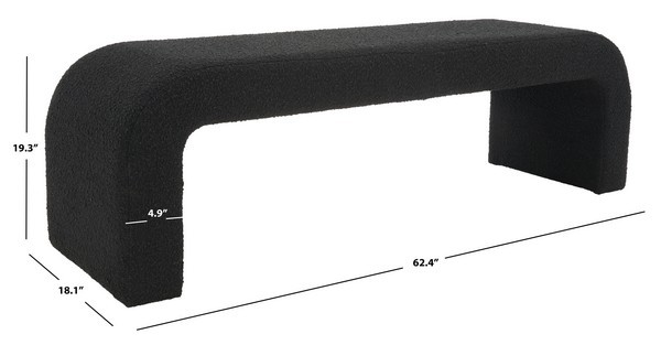 Safavieh CARALYNN UPHOLSTERED BENCH, Reduced Price 2172772247 SFV5027B