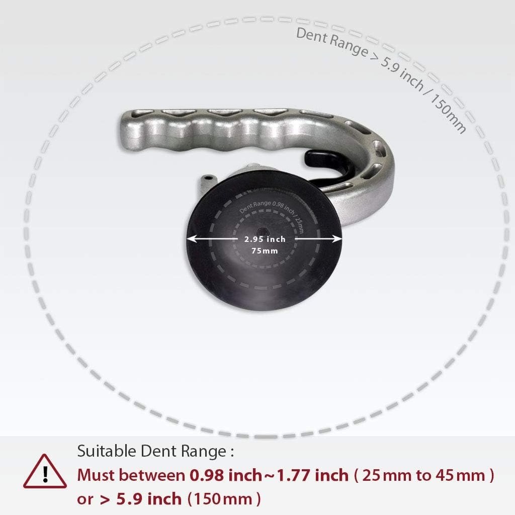 Powerful Suction Cup Aluminum Dent Puller - 2.95 inches