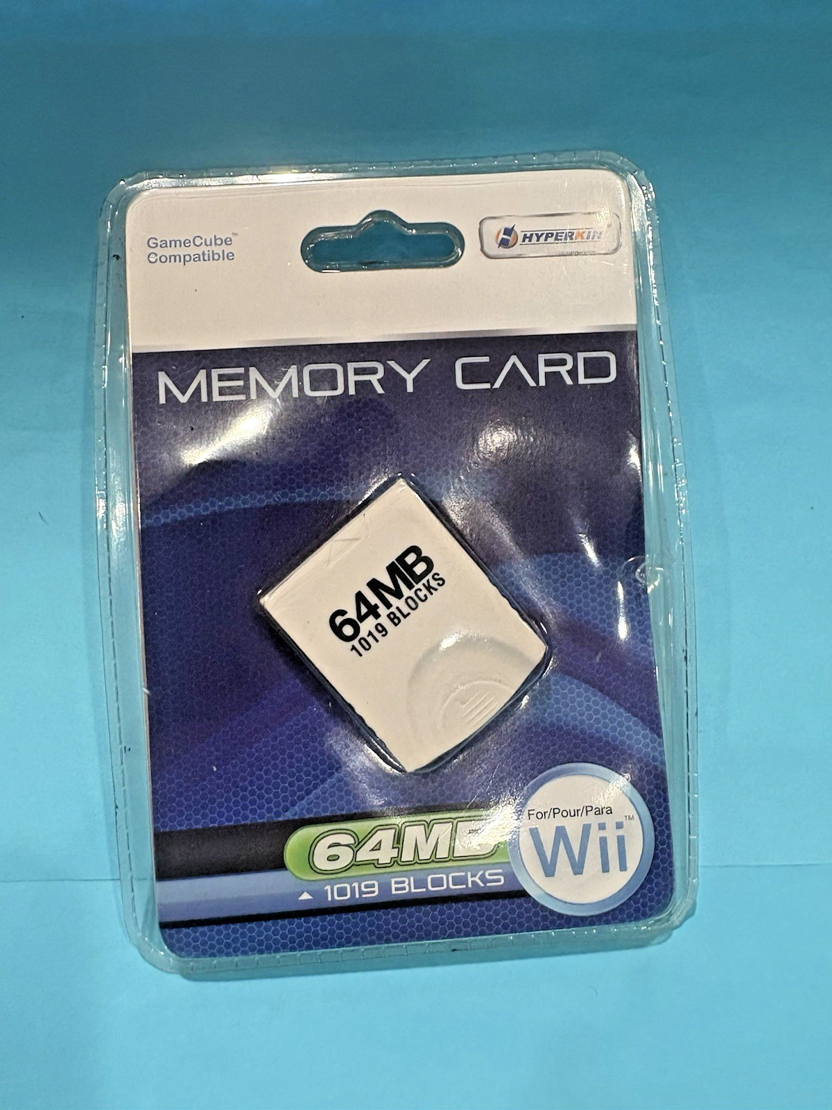 Brand New Hyperkin Wii/ GameCube 64MB/1019 Blocks Memory Card FREE SHIPPING