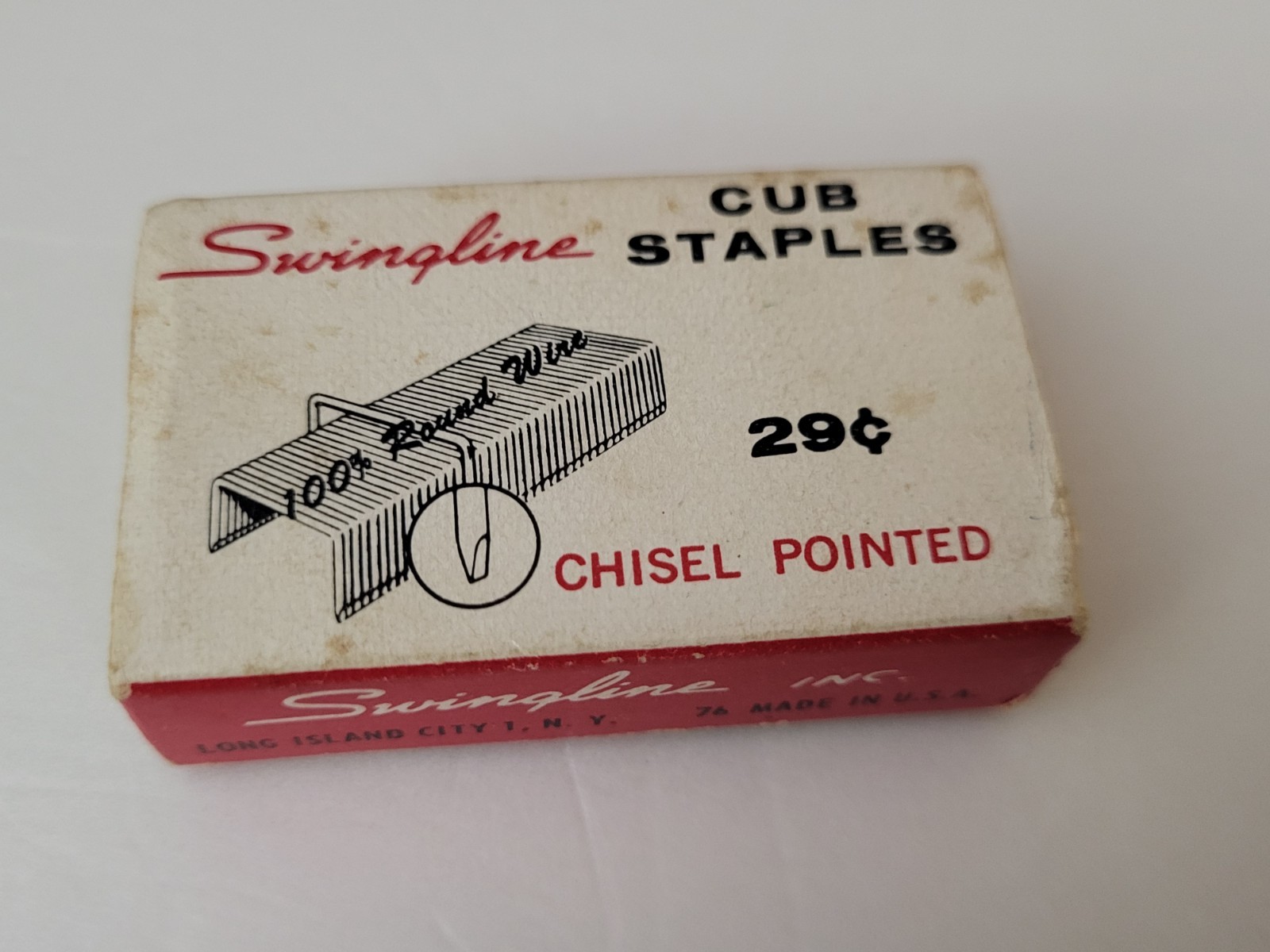 Swingline Cub Staples Open Box