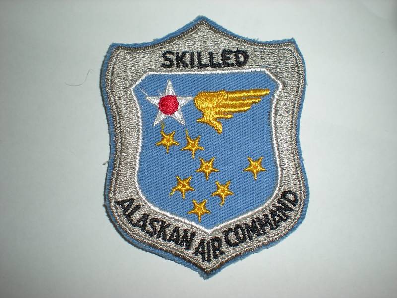 US AIR FORCE ALASKAN AIR COMMAND SKILLED PATCH -COLOR