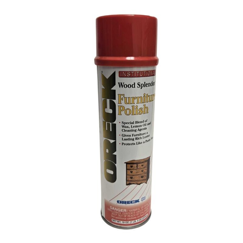New Oreck 32134 19oz Wood Splendor Furniture Polish and Cleaner