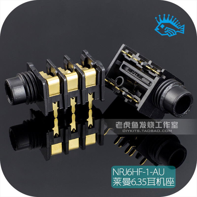 1/5pcs Neutrik NRJ6HH-AU half thread 6.35 headphone socket For Artemis amp