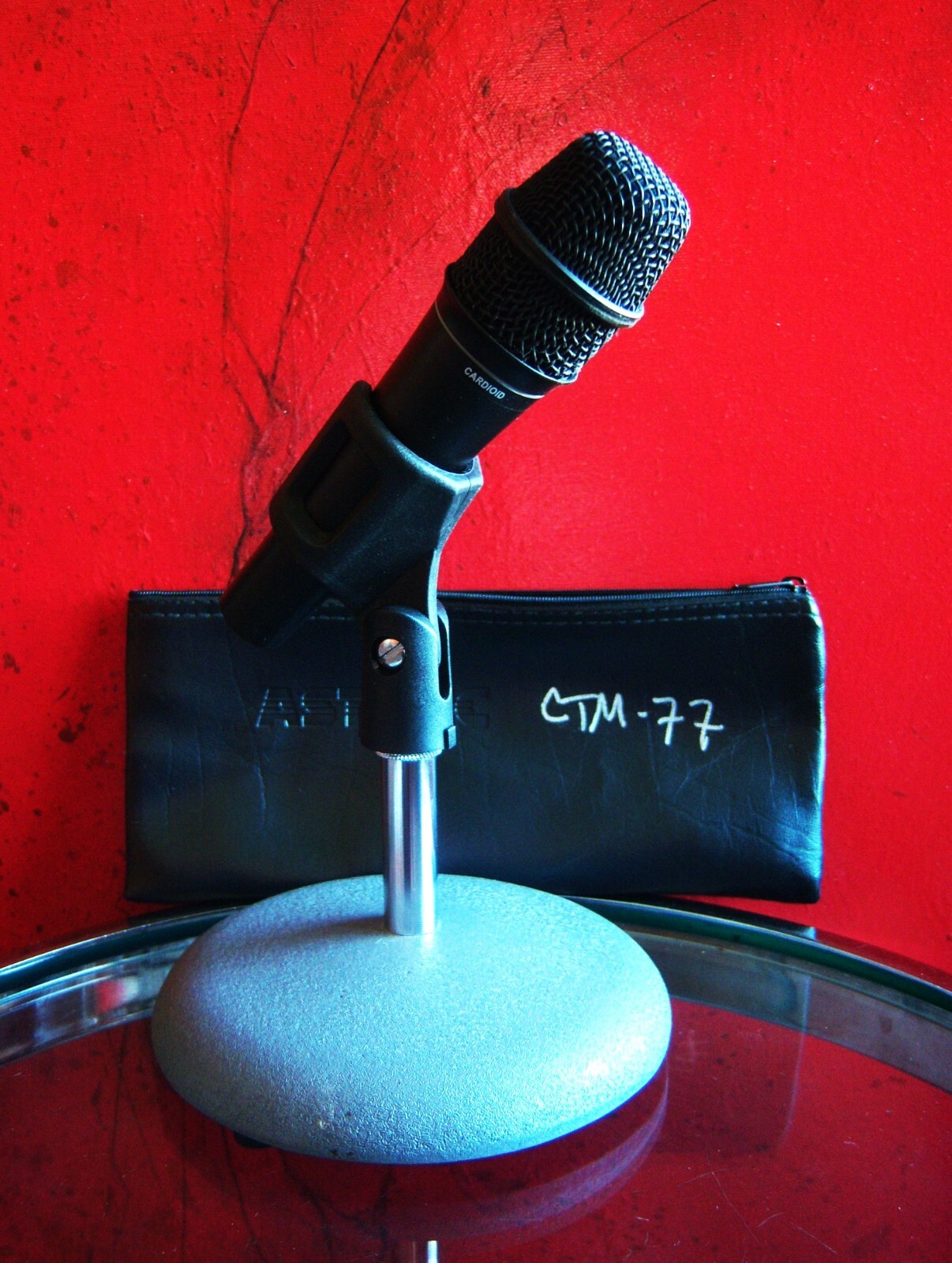 Vintage RARE 1990s Astatic CTM77 Condenser cardioid microphone w extras Low Z #1