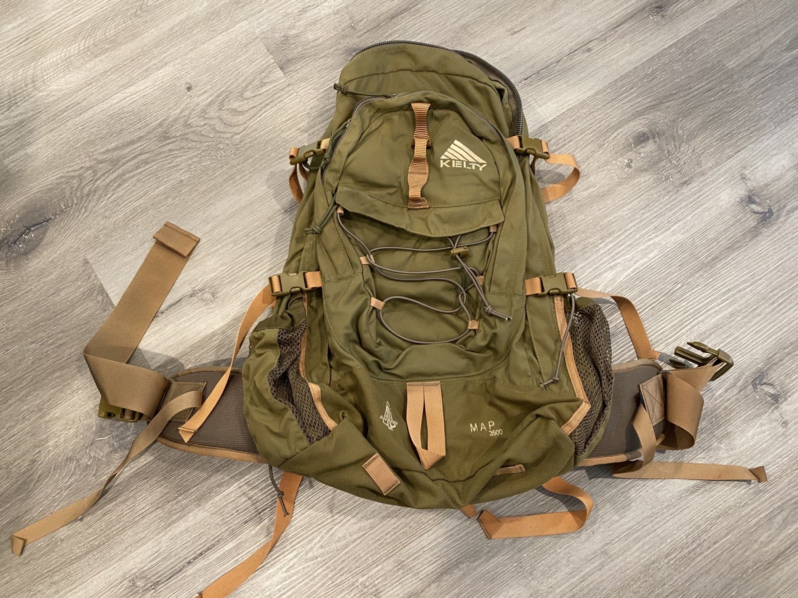 Kelty Map 3500 Backpack Devgru Seal Coyote Brown Excellent Condition