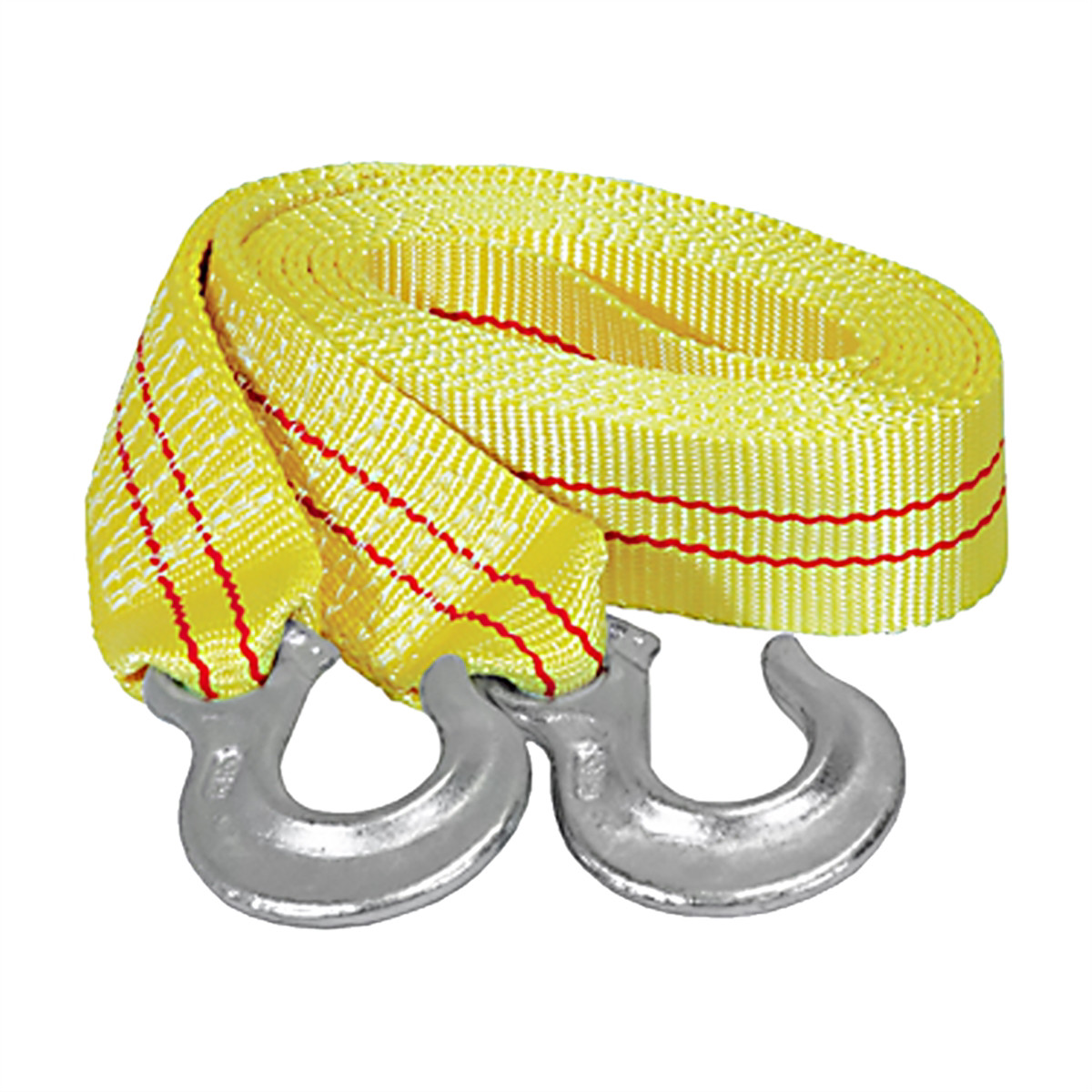 K-Tool 73802 2" x 15' Tow Strap with Forged Hooks at 10,000 lb. Capacity