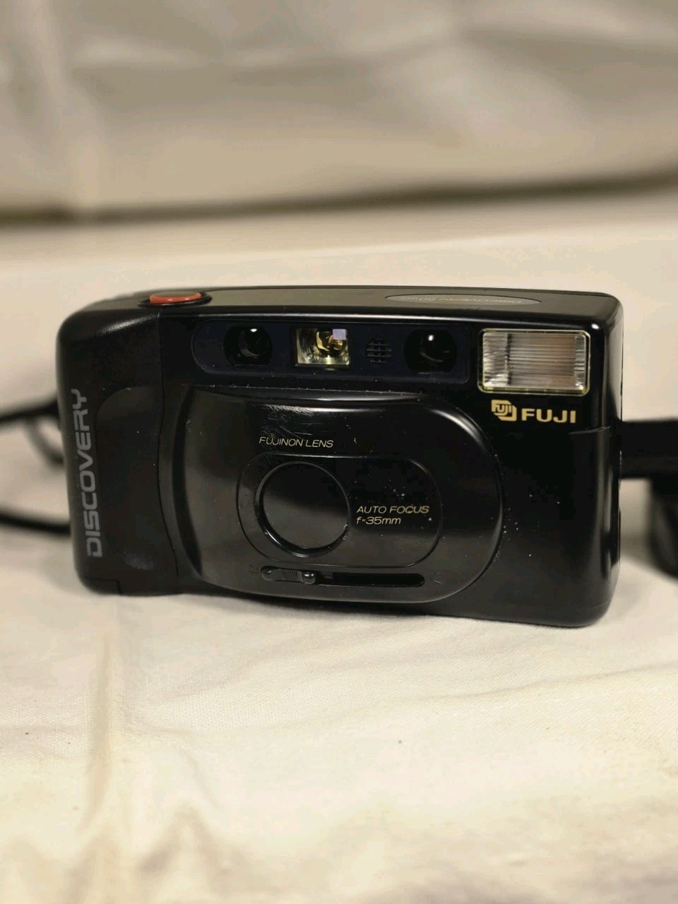 Vintage Fuji Discovery 60 DATE Auto Focus 35mm Camera with Strap Tested