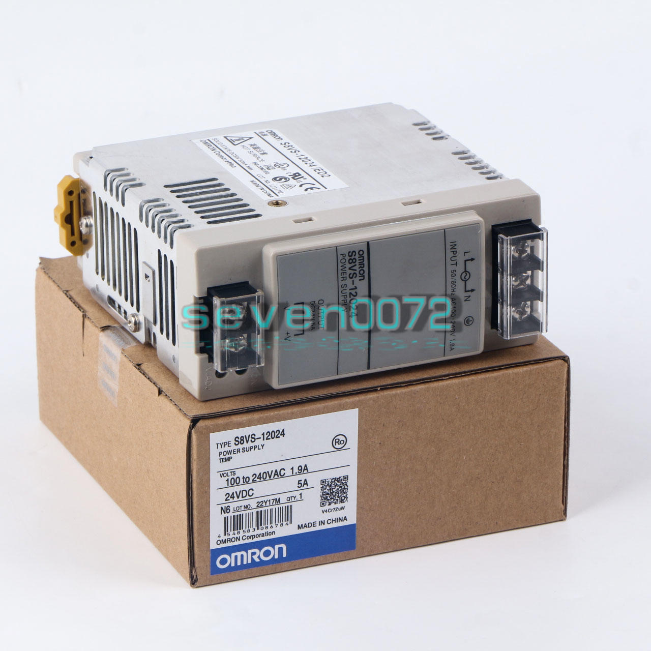 1piece NEW Omron Power Supply S8VS-12024 100-240V 24VDC