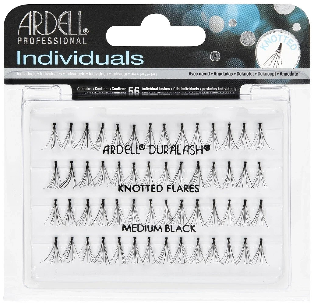 Ardell Individuals DuraLash Knotted Flares Medium Black #30210 (8 Pack)