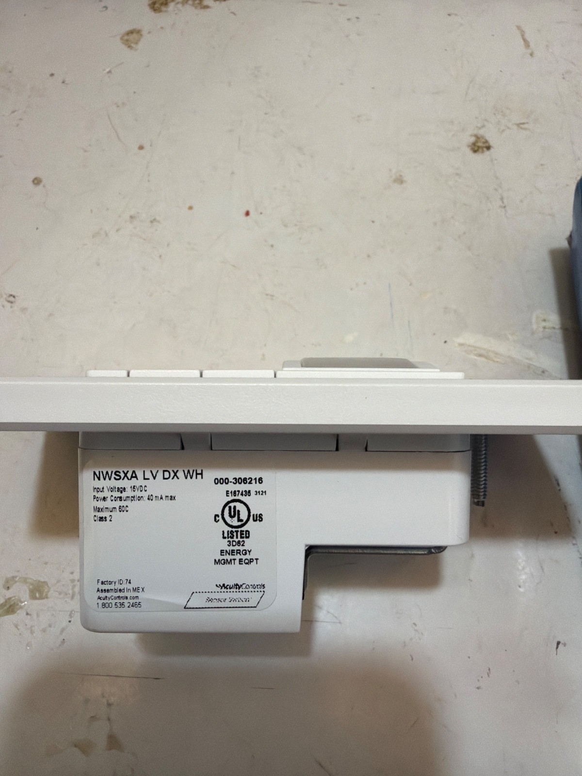 nLight NWSXA LV DX WH Low Voltage Occupancy Wall Dimmer Switch Sensor 267X3F
