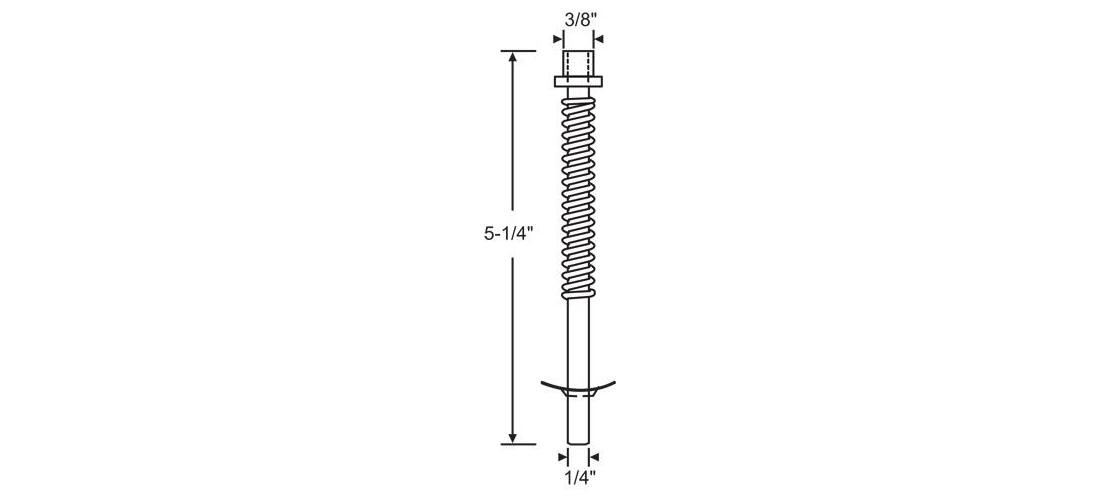 Brixwell 1-236 Bifold Pin Assembly
