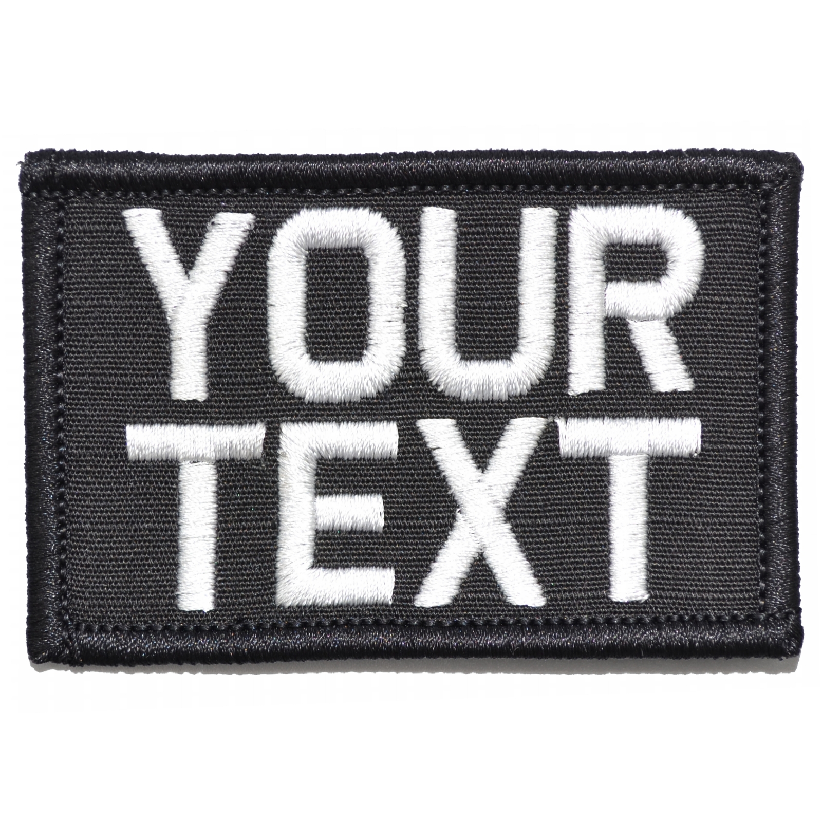 Custom 2x3 Name / Text  Patch with Hook Fastener