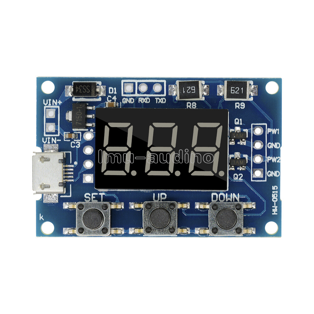 2 Channel Independent PWM Pulse Frequency Generator Duty Cycle Adjustable Module
