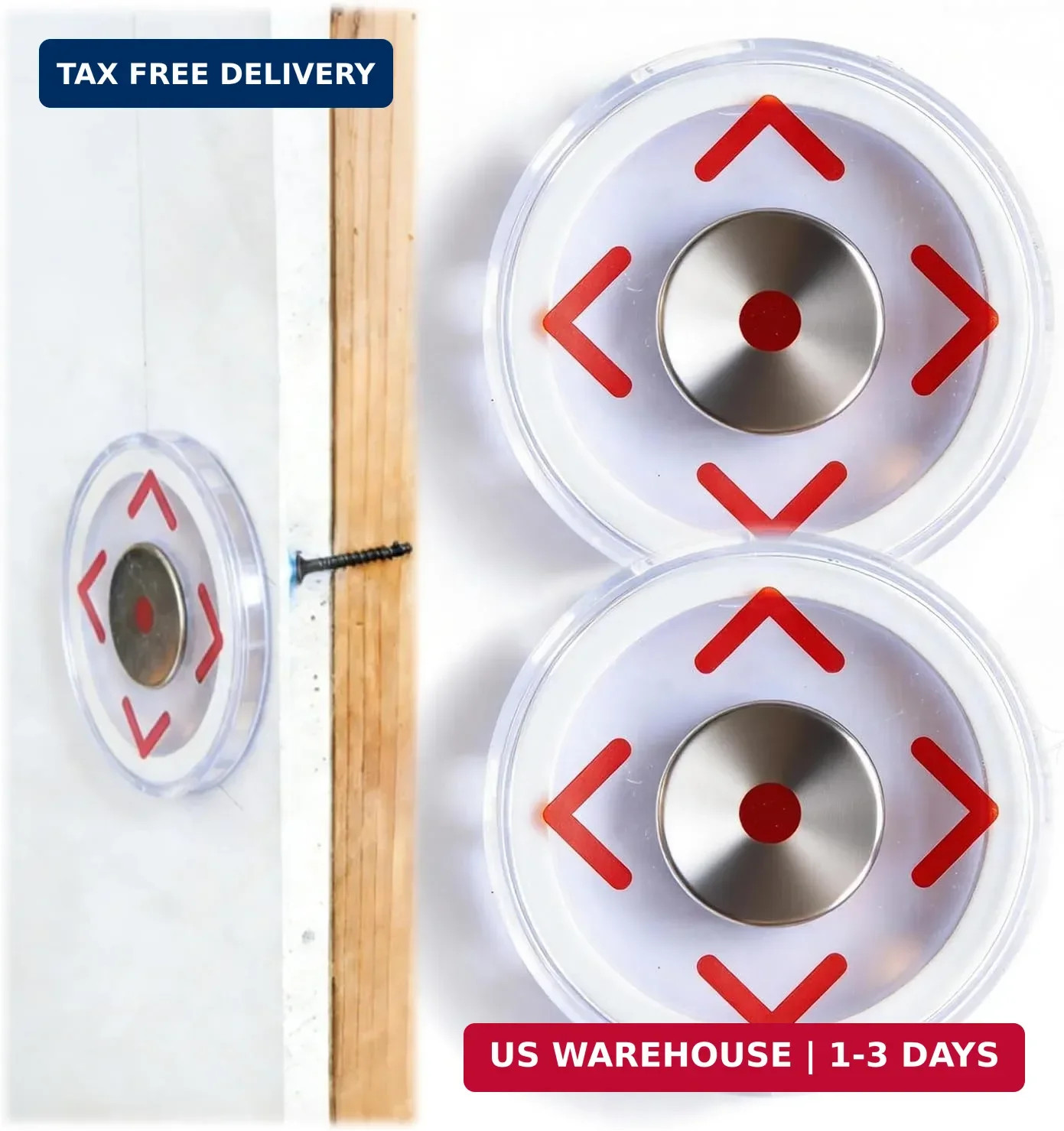 Magnetic Stud Finder |Super Magnetism |No Battery Required| Easy to Use Wall Sca