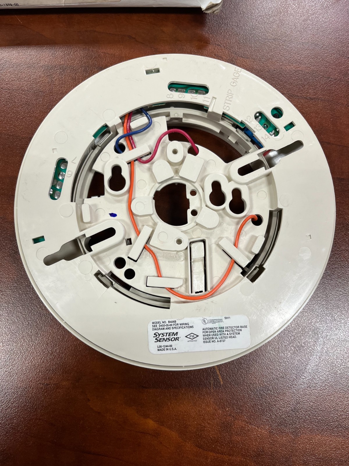 SYSTEM SENSOR B406B DETECTOR BASE
