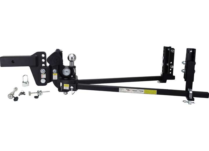 Weigh Safe TTHW4-2.5-SET TrueTow HW Weight Dist Hitch 4" Drop 2.5" Shank 18.5K