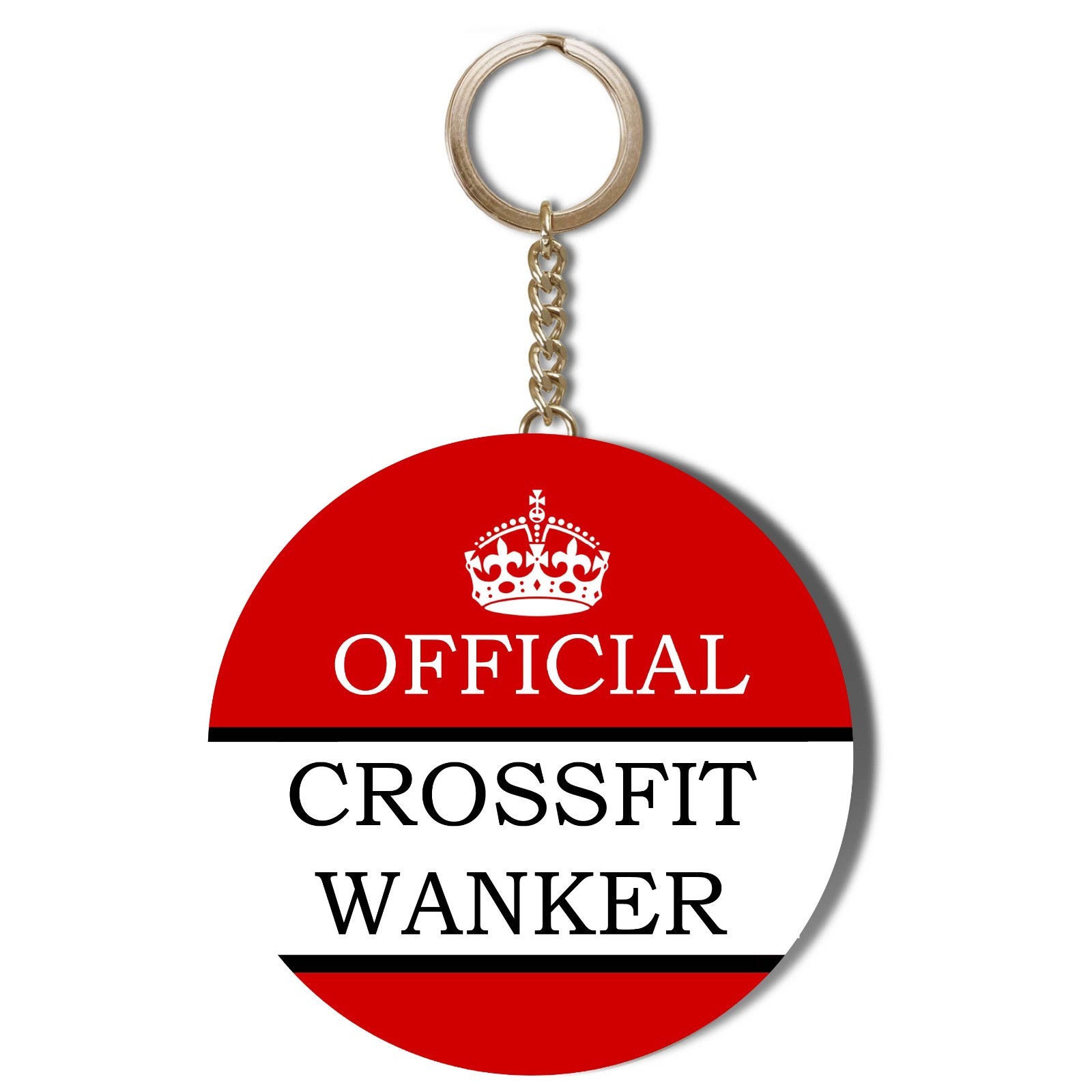 OFFICIAL CROSSFIT WANKER - 58mm KEYRING BOTTLE OPENER