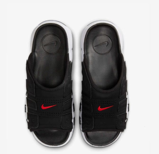 Nike Air More Uptempo Slide Black White FJ2707-001