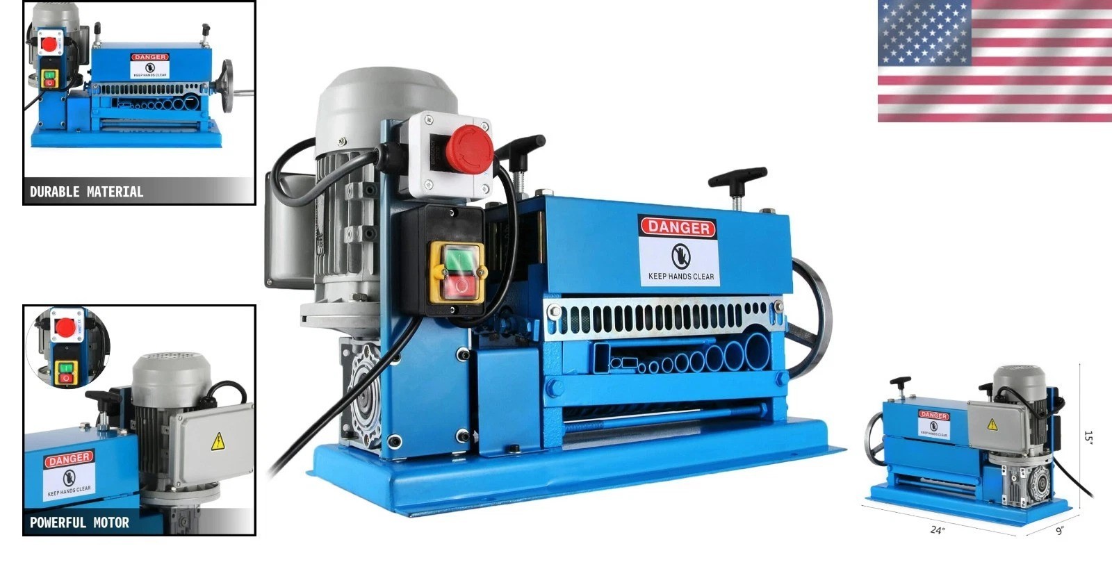 Automatic Electric Wire Stripper for Copper Recycling - 370W Power, Easy to Use