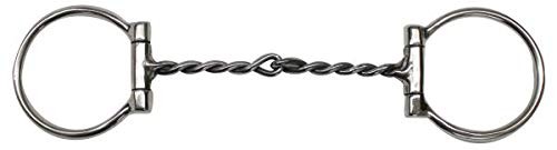 Showman Stainless Steel D-Ring Bit w/ 5" Twisted Broken Mouth