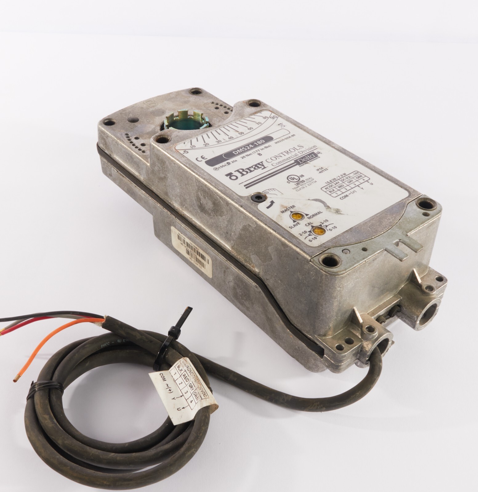 Bray Controls DMS24-180 Electric Actuator Spring Return 24V 180 Lb. In.