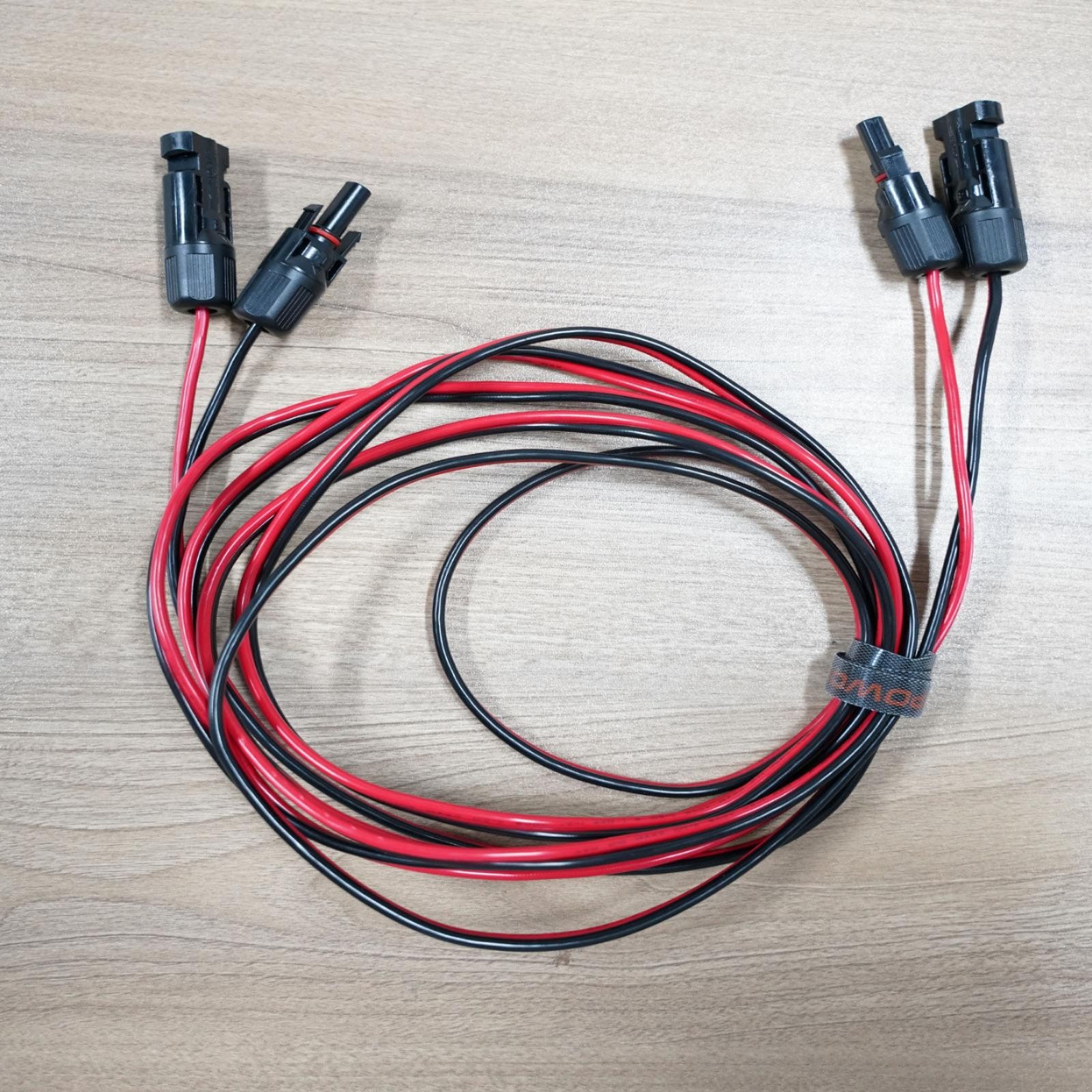 11Ft 14 AWG Solar Connector Solar Panel Extension Charging Cable Connectors Plug