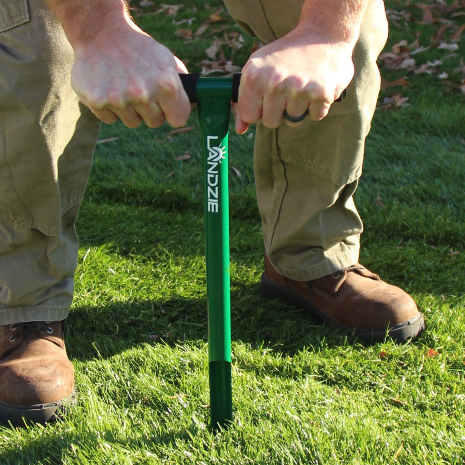 Landzie Soil Sample Probe- T-Handle Soil Test Kits - Steel Frame Soil Sampler