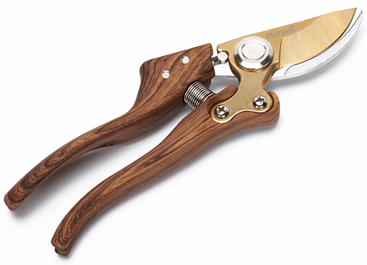 Horsvill Garden Shears, Japanese Floral branch cutters, Snips for Wood Grain