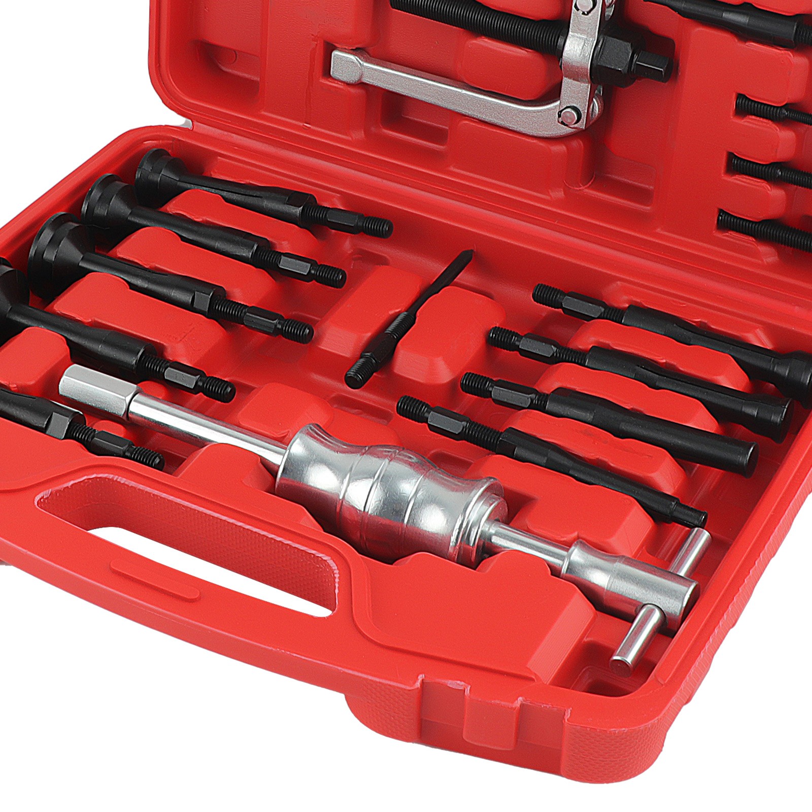 16 pcs Inner Bearing Internal Blind Remover Bushes Puller Slide Hammer Tool Set