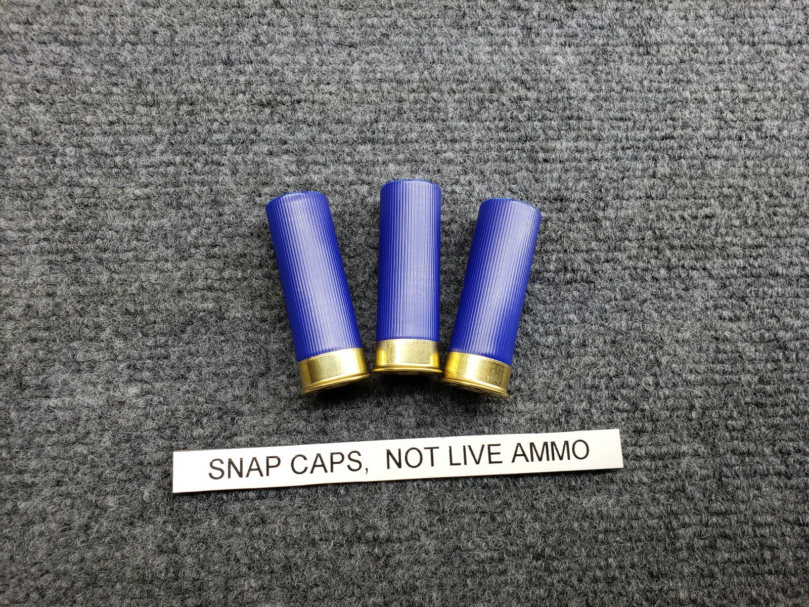 READ AD! 10-pcs 12 GAUGE 2 3/4" SNAP CAPS TRAINING ROUNDS SET OF 10 12ga 12 Ga