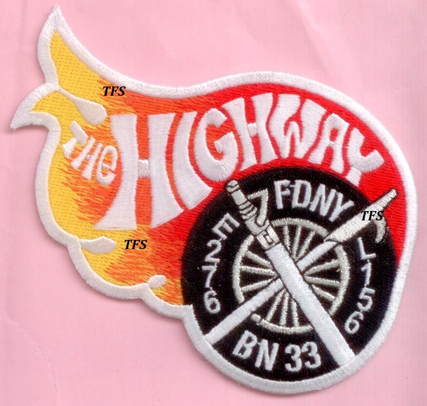 New York City Fire Dept Engine 276 Ladder 156 Battalion 33 Patch The Highway