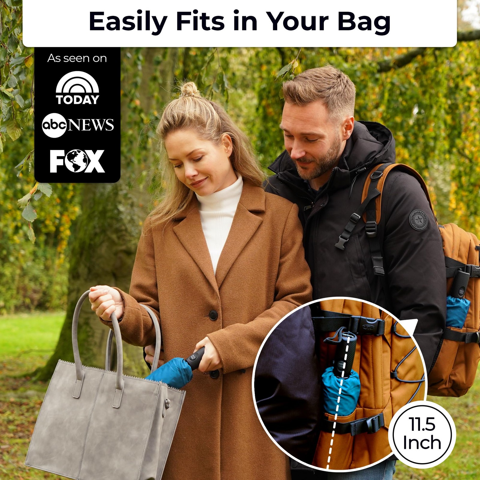 Strongest Windproof Travel Umbrella (Compact, Superior & Beautiful), Small St...