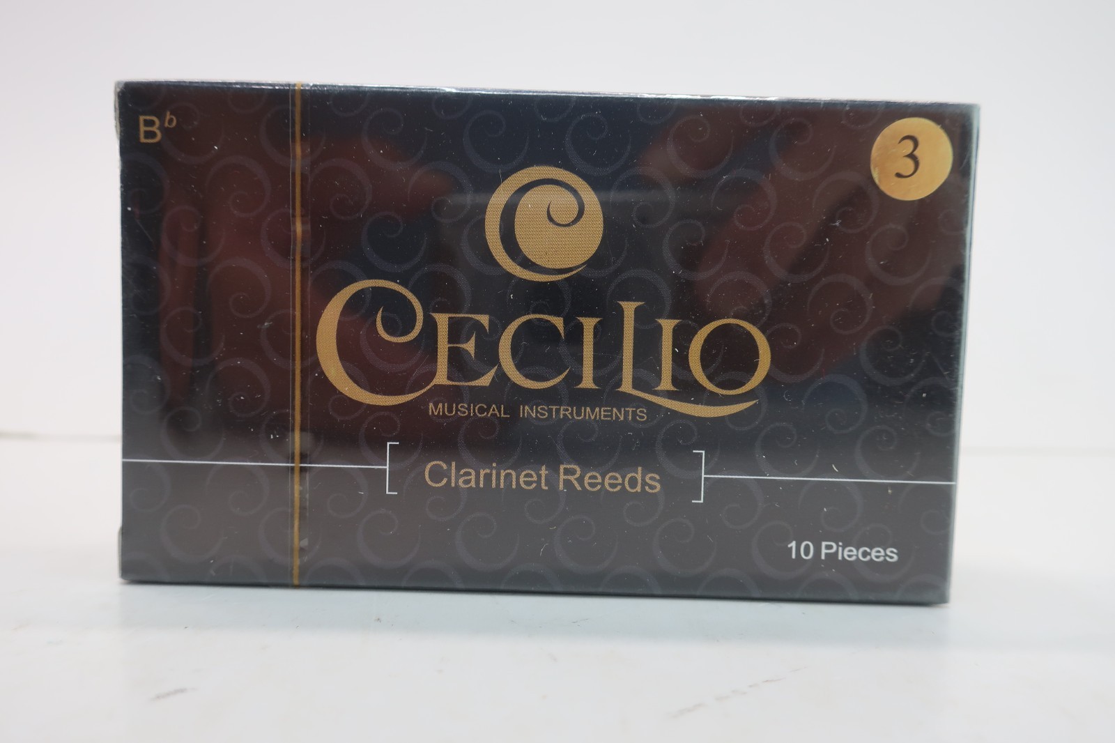 Cecilio Musical Instruments Clarinet Reeds Individual Plastic 10-Pack Strength 3
