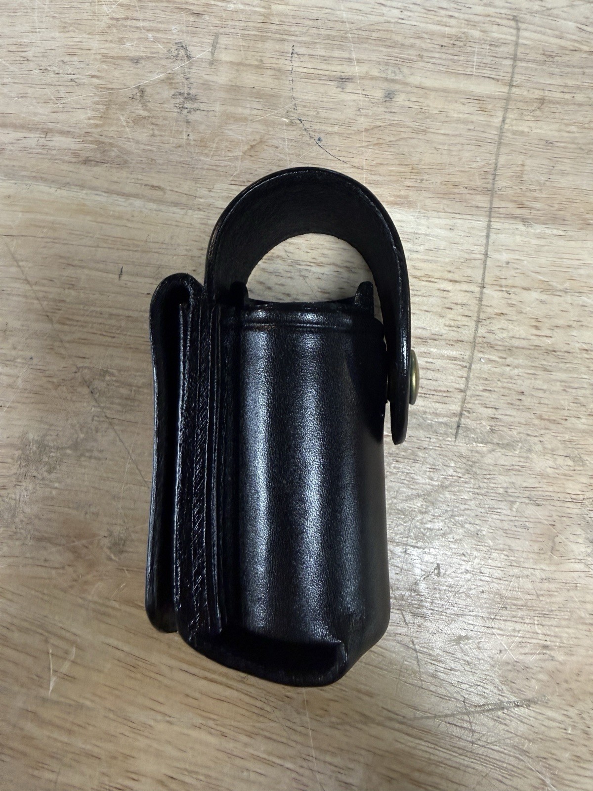 Don Hume Leather Pepper Spray Pouch C309 TF With Plastic Insert