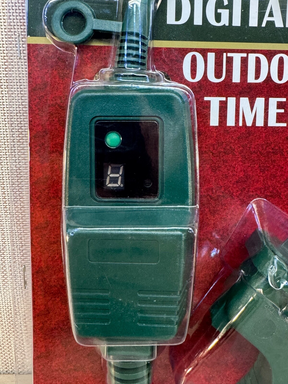 Gem CAT NO 0599 Digital Outdoor Timer 3 Grounded Outlets 60ft Transmitter Range