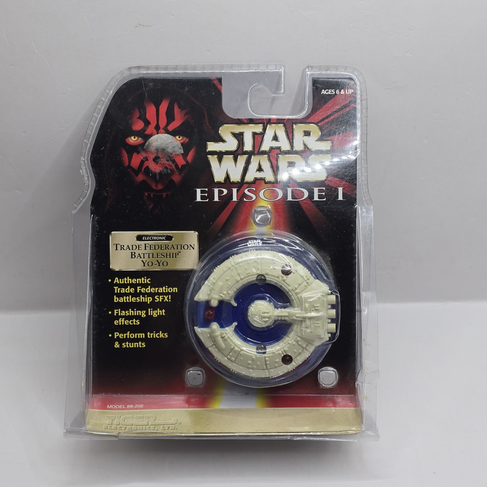Tiger Star Wars Episode I TRADE FEDEREATION BATTLESHIP toy yo-yo yoyo MOC