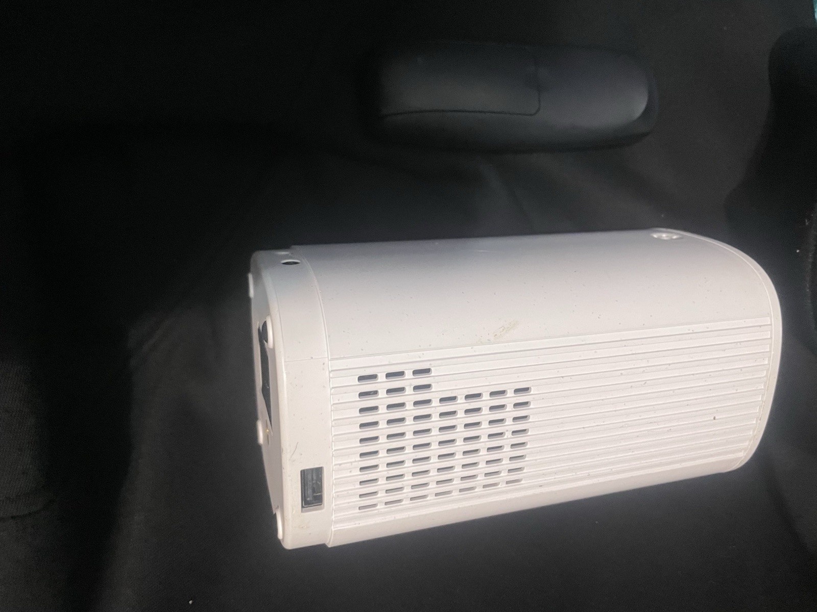 Portable Desktop Mini Projector with Remote Control, White/Black