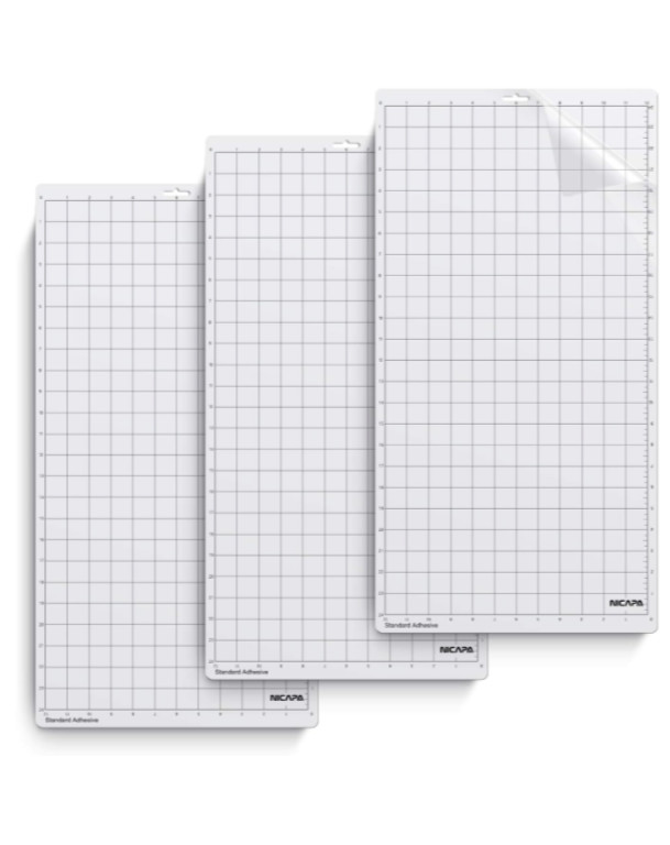 Nicapa StandardGrip Cutting Mat for Silhouette Cameo 3/2/1 (12x24 inch) – NEW
