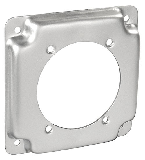 4" Square Electrical Box Gray Cover Power Outlet Receptacle 2.480" 30-50-60 Amp