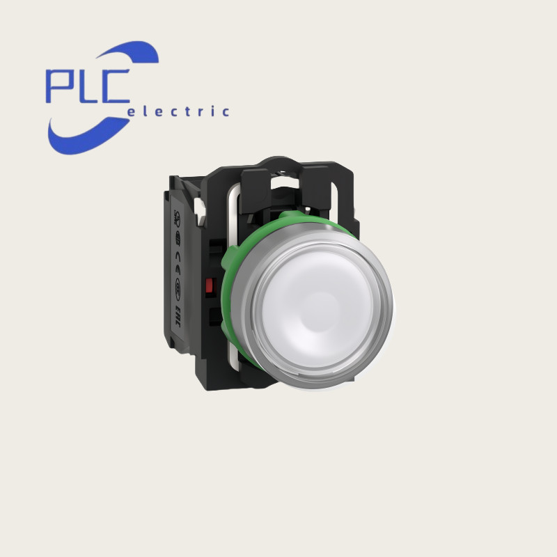 NEW Schneider XB5AW31B5 white flush 22mm universal LED 1NO + 1NC 24V AC DC