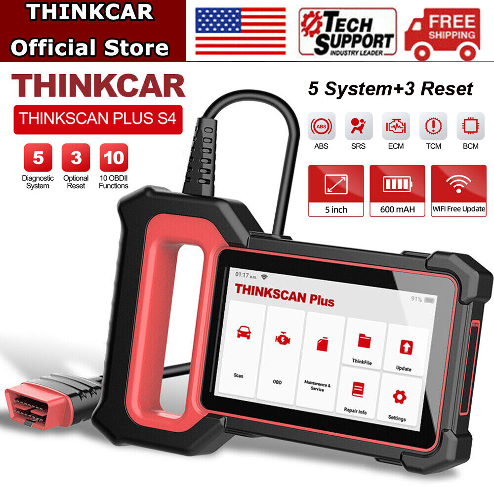 2023 THINKCAR OBD2 Car Scanner ABS SRS Engine DPF SAS EPB Car Diagnostic Tool